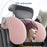 CARFU AC-410 Plush Headrest Pillow Cushion Adjustable Car Seat Sleep Side Support - Pink - 2