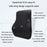 Car Headrest Memory Foam Breathable Car Neck Pillow + Back Cushion Lumbar Support - Black+Red - 3