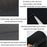 Car Headrest Memory Foam Breathable Car Neck Pillow + Back Cushion Lumbar Support - Black+Red - 7