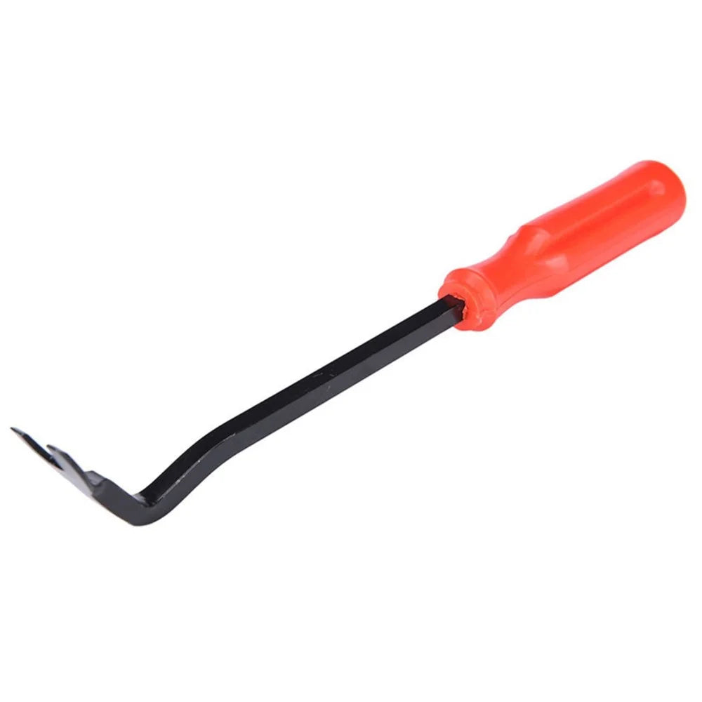 220mm Hard Car Tire Trim Removal Tool Pry Remover Tool Plier Puller with Rubber Handle Grip - Red - 1