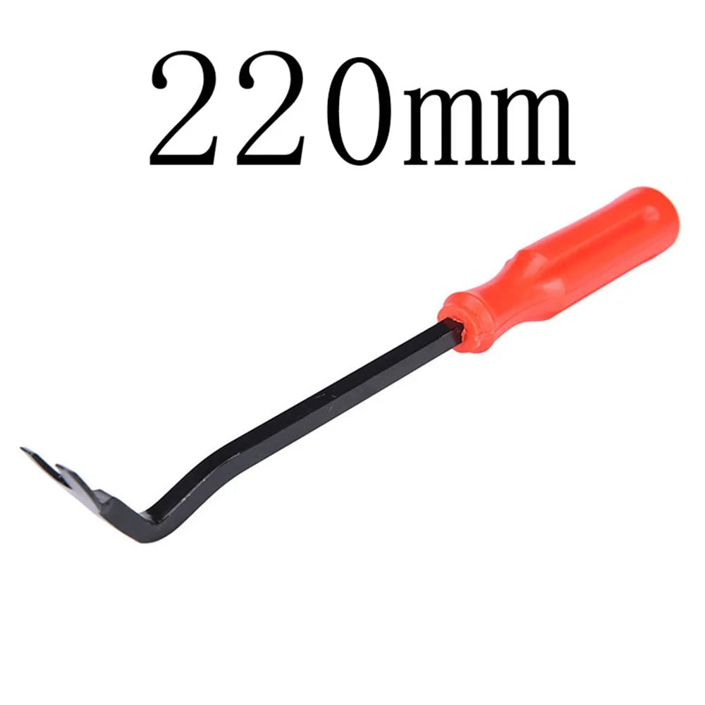 220mm Hard Car Tire Trim Removal Tool Pry Remover Tool Plier Puller with Rubber Handle Grip - Red - 2