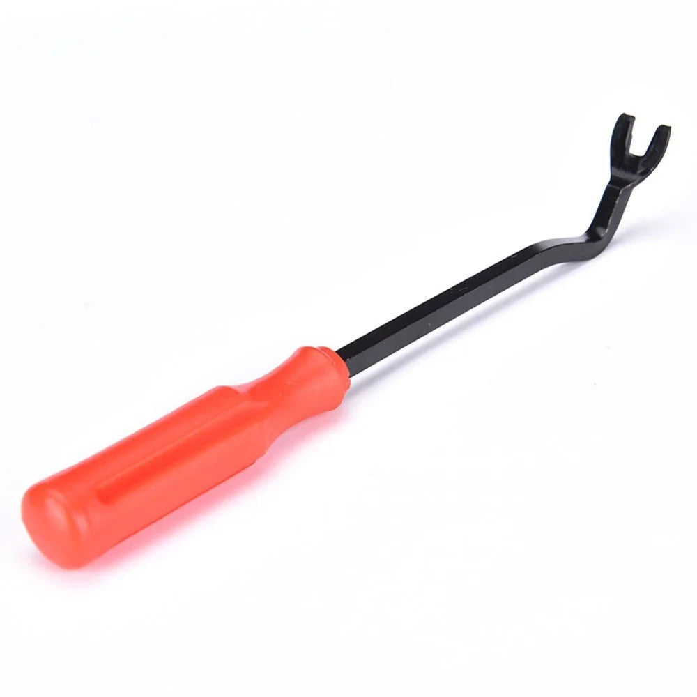 305mm Car Tire Trim Removal Tool Pry Remover Tool Plier Puller with Long Handle Grip - Red - 1
