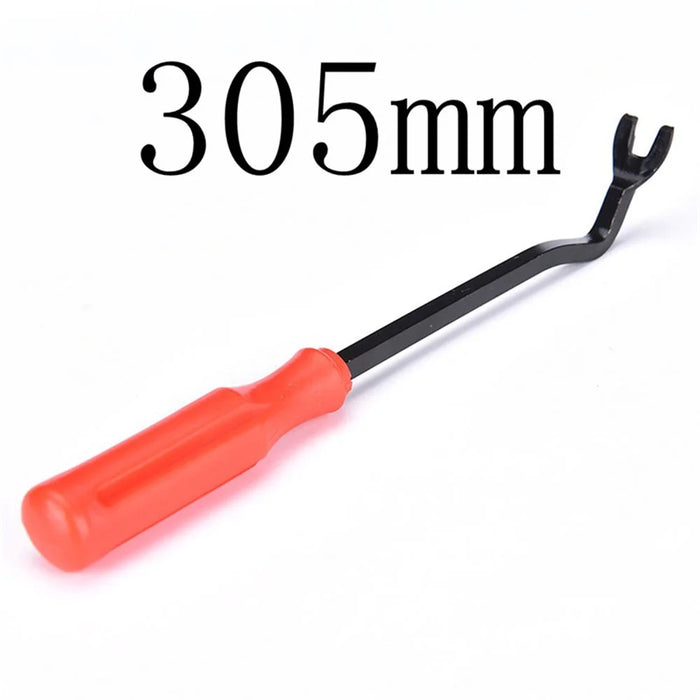 305mm Car Tire Trim Removal Tool Pry Remover Tool Plier Puller with Long Handle Grip - Red - 2