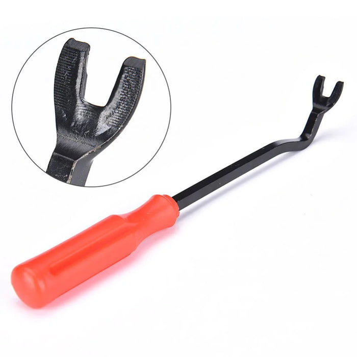 305mm Car Tire Trim Removal Tool Pry Remover Tool Plier Puller with Long Handle Grip - Red - 3