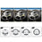 45CM Non-Slip Car Truck Leather Steering Wheel Cover Sleeve for Men and Women - Black+Red Line - 5