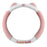 38cm Plush Steering Wheel Cover Cute Cat Non-Slip Car Steering Wheel Protector for Winter Warm - Pink - 1