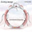 38cm Plush Steering Wheel Cover Cute Cat Non-Slip Car Steering Wheel Protector for Winter Warm - Pink - 7