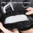 38cm Round Car Steering Wheel Cover Fluffy Winter Plush Anti-Slip Car Decoration - Black - 4