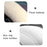 38cm D-shape Camellia Pattern Car Steering Wheel Cover Plush Warm Steering Wheel Sleeve - Black+White - 2