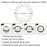 38cm D-shape Camellia Pattern Car Steering Wheel Cover Plush Warm Steering Wheel Sleeve - Black+White - 4