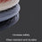 Car Tire Texture Steering Wheel Anti-slip Grip Silicone Protective Cover - Black - 4