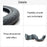Car Tire Texture Steering Wheel Anti-slip Grip Silicone Protective Cover - Black - 6