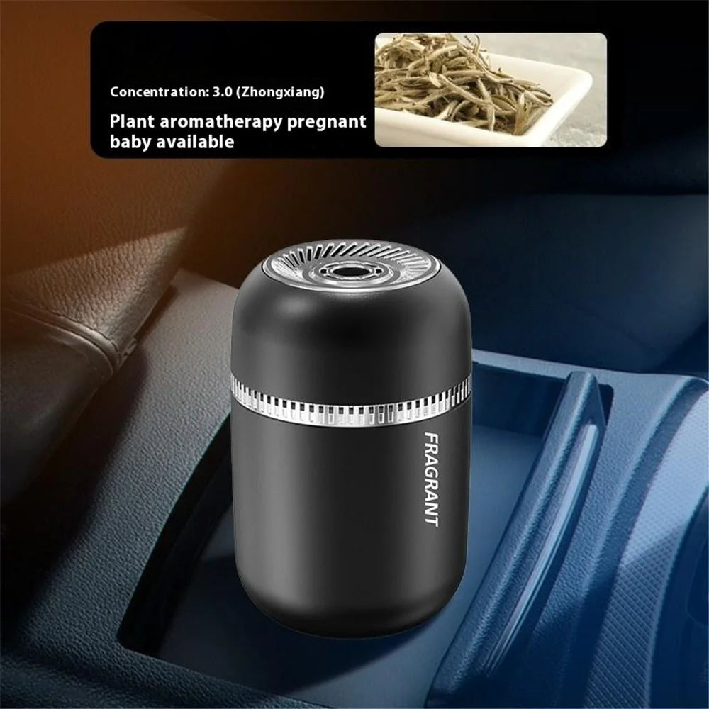 Home Car Solid Perfume Round Ornament Toilet Room Vehicle Air Freshener Solid Perfume - Lemon - 2