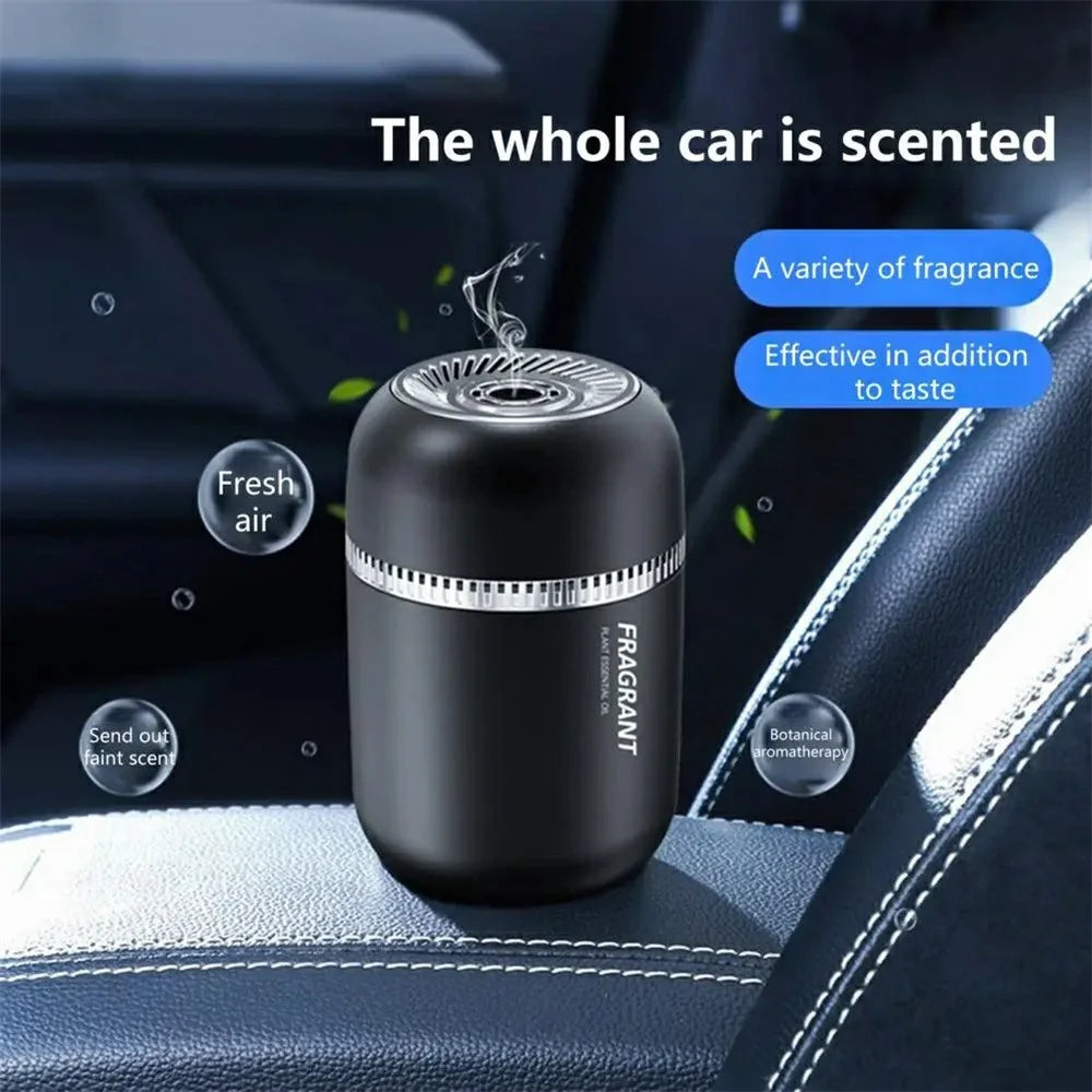 Home Car Solid Perfume Round Ornament Toilet Room Vehicle Air Freshener Solid Perfume - Lemon - 3