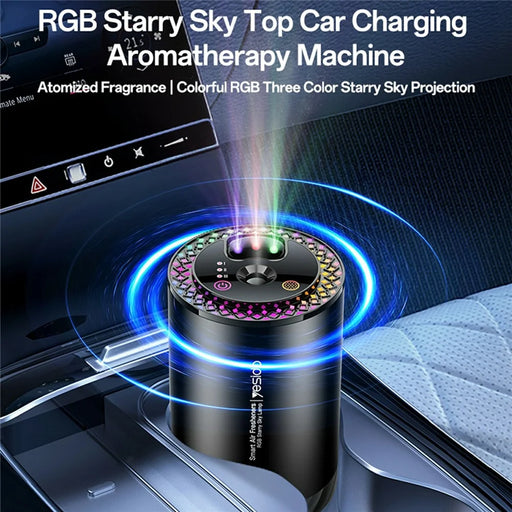 YESIDO VC14 Car Aromatherapy Diffuser Smart Air Freshener Rechargeable RGB Starry Sky Ambient Lamp - 2