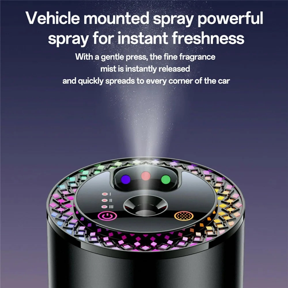 YESIDO VC14 Car Aromatherapy Diffuser Smart Air Freshener Rechargeable RGB Starry Sky Ambient Lamp - 3
