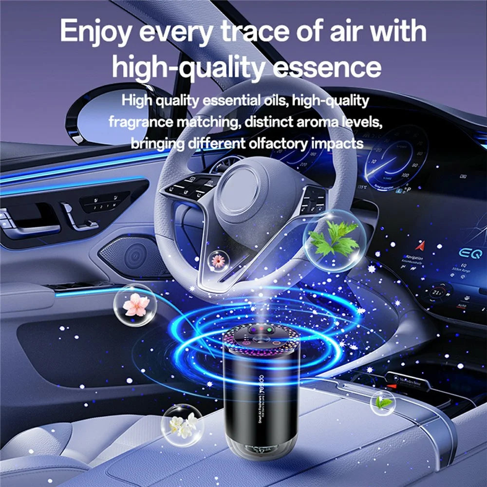 YESIDO VC14 Car Aromatherapy Diffuser Smart Air Freshener Rechargeable RGB Starry Sky Ambient Lamp - 4