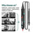 ANENG A3008 6000 Counts Voltage Meter Non Contact AC / DC LCD Display NCV Digital Multimeter Pen - 4