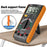 ANENG DT9205A Multifunctional HD Digital True RMS Multimeter AC/DC Voltage Meter - Orange - 2