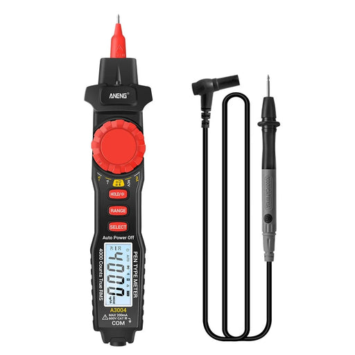 ANENG A3004 Multimeter Pen Meter 4000 Counts Non Contact AC/DC Voltage Resistance Capacitance Diode Continuity Tester - 1