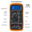 XL830L Multifunction LCD Multimeter Tester Handheld Digital Multimeter AC/DC Resistance Meter with Backlit - 3