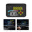 M17 Head-up Display Universal Car Speedometer HUD Projection Display OBD+GPS Dual System - 1