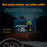 M17 Head-up Display Universal Car Speedometer HUD Projection Display OBD+GPS Dual System - 4
