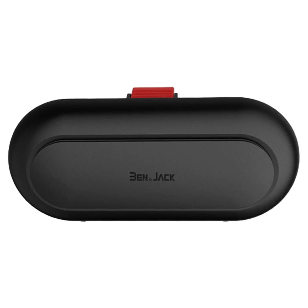 BEN.JACK Glasses Holders for Cars, Sunglasses Holder Clip for Sun Visor, Ticket Card Clip Eyeglasses Mount - Black - 1