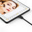 Car Sun Visor Mirror USB Rechargeable Cosmetic Makeup Mirror Touch Screen with 3 Light Modes - Black - 2