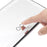 Car Sun Visor Mirror USB Rechargeable Cosmetic Makeup Mirror Touch Screen with 3 Light Modes - Black - 7