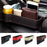 Car Front Seat Seam Storage Box Car Seat Filler Gap Phone Bottle Cup Holder Organizer - Black / Passenger Side - 6