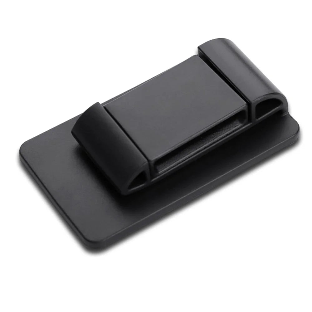 1302 Seat Belt Holder Stabilizer Fastener Car Seat Lock Buckle Interior Accessories - Matte Black - 1