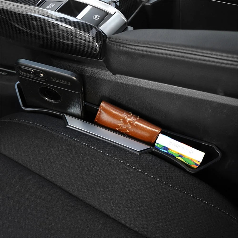 Multifunction Car Center Console Seat Seam Storage Box Filler Gap Holder Case Organizer - 2