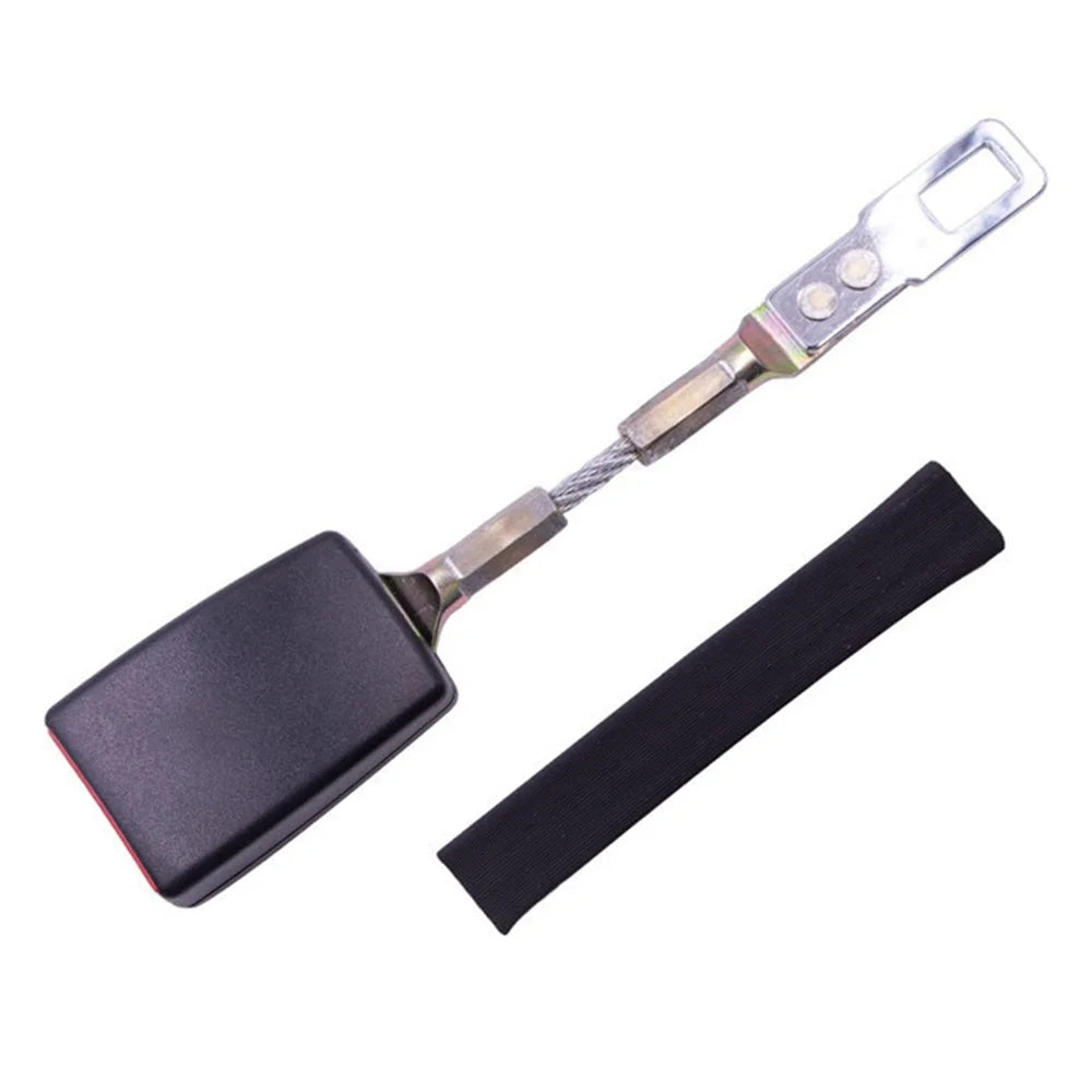 25cm Car Seat Belt Extension Safety Seatbelt Extender for Pregnant Woman Fat People - Black - 2