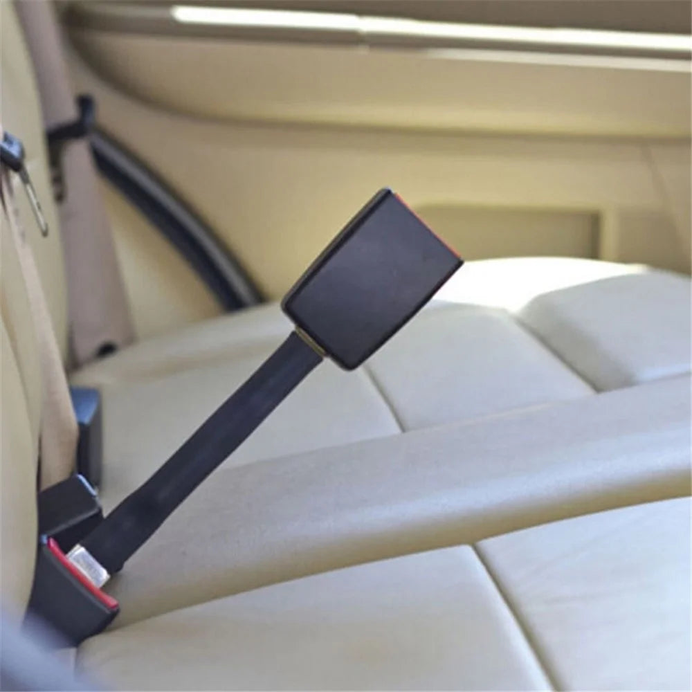 25cm Car Seat Belt Extension Safety Seatbelt Extender for Pregnant Woman Fat People - Black - 3