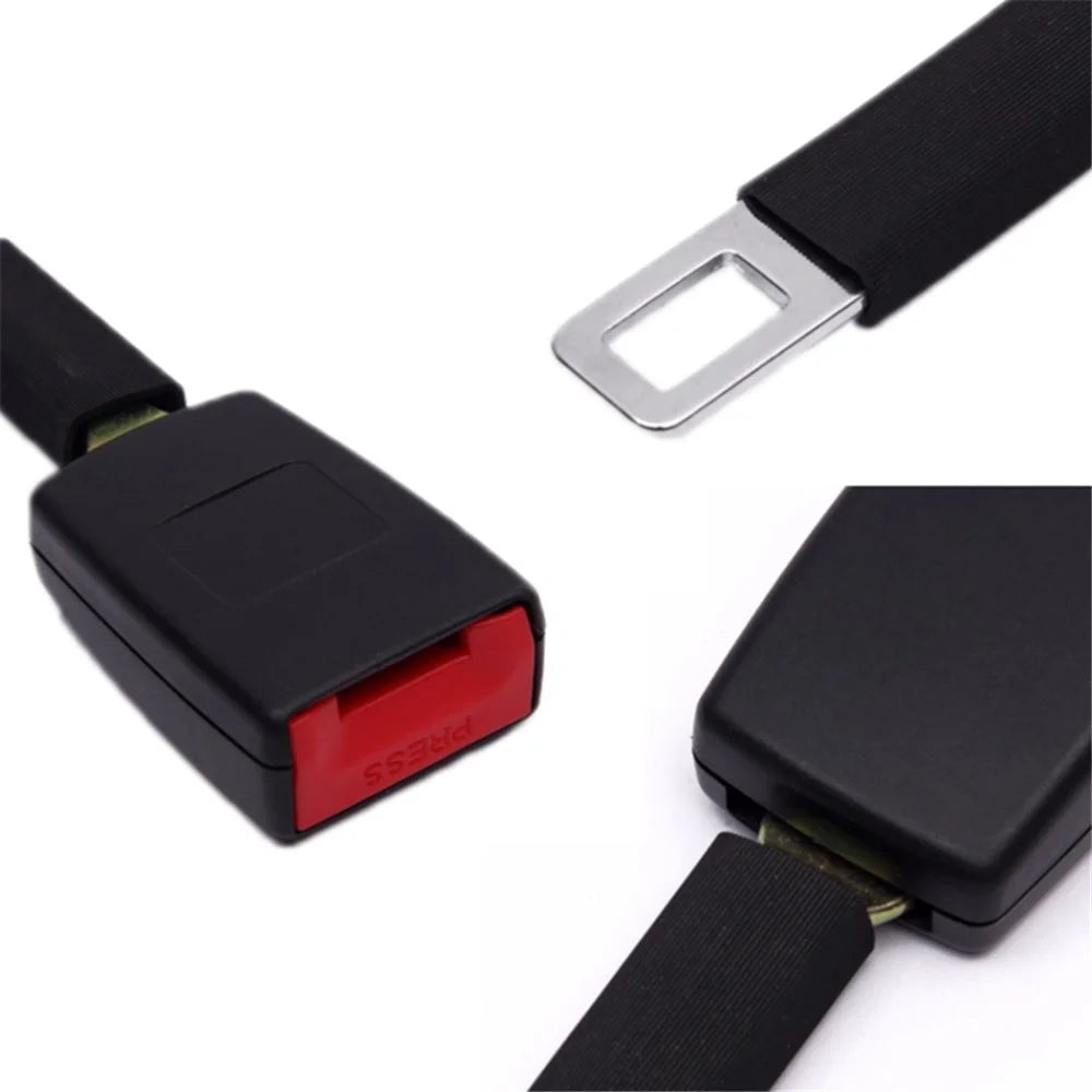 25cm Car Seat Belt Extension Safety Seatbelt Extender for Pregnant Woman Fat People - Black - 5