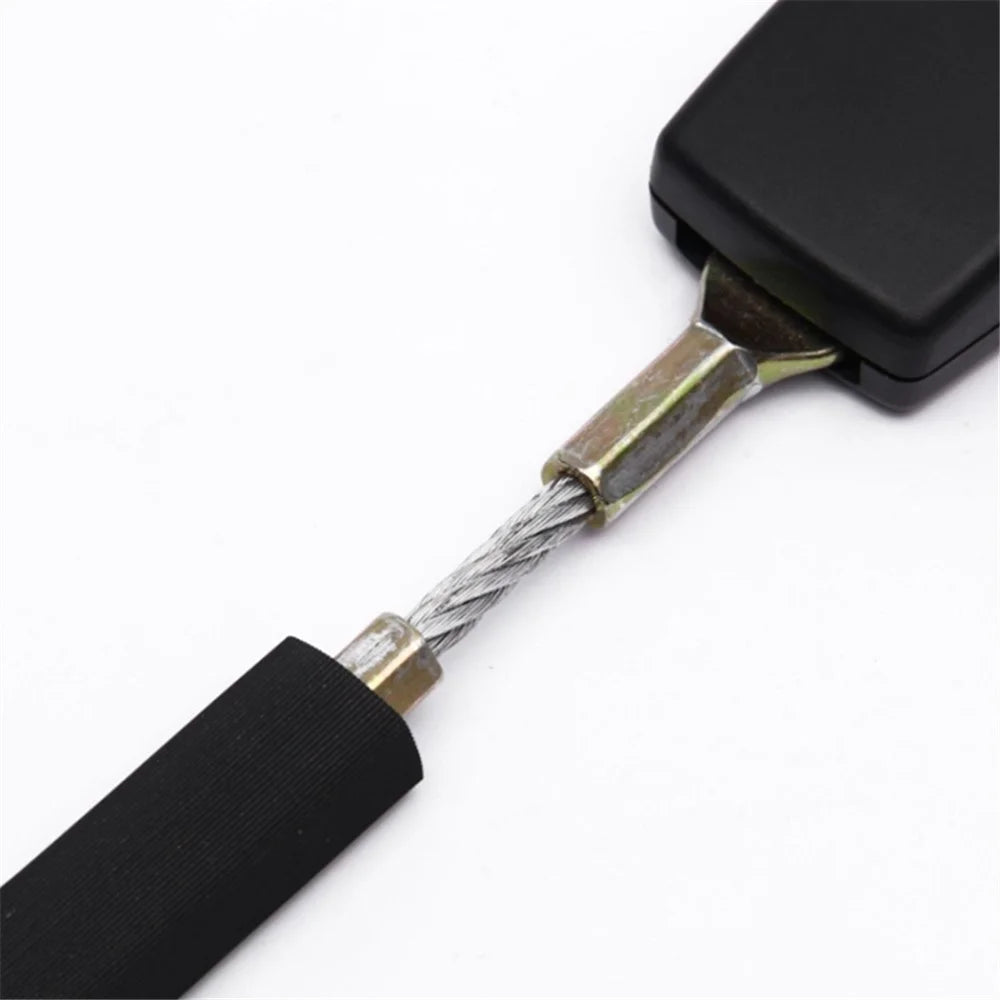25cm Car Seat Belt Extension Safety Seatbelt Extender for Pregnant Woman Fat People - Black - 6