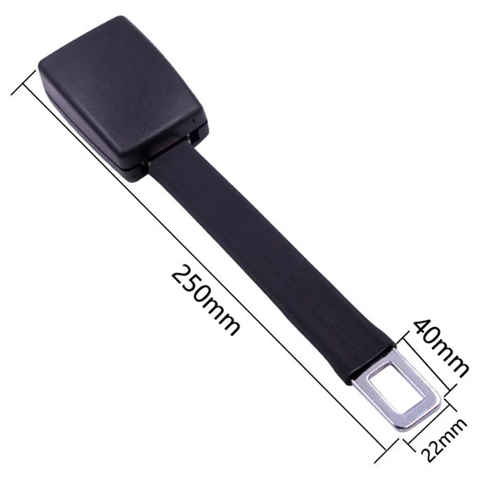 25cm Car Seat Belt Extension Safety Seatbelt Extender for Pregnant Woman Fat People - Black - 7