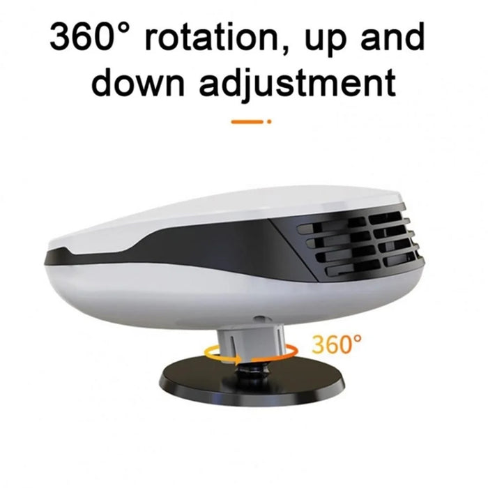 Cigarette Lighter 12V Car Heater 120W Fast Heating Warmer Defroster 360-Degree Adjustable Defogger - 2