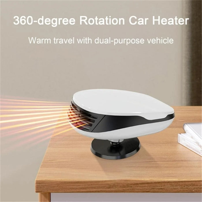 Cigarette Lighter 12V Car Heater 120W Fast Heating Warmer Defroster 360-Degree Adjustable Defogger - 5