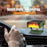 12V Car Heater Portable Fan 150W Windshield Defogger Defroster Winter Fast Heating Warmer - Navy Blue - 4