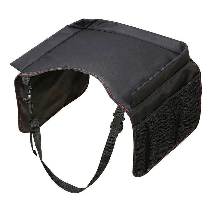 Kids Car Tray Plate Oxford Cloth Foldable Dining Drink Table Car Seat Tray - 1