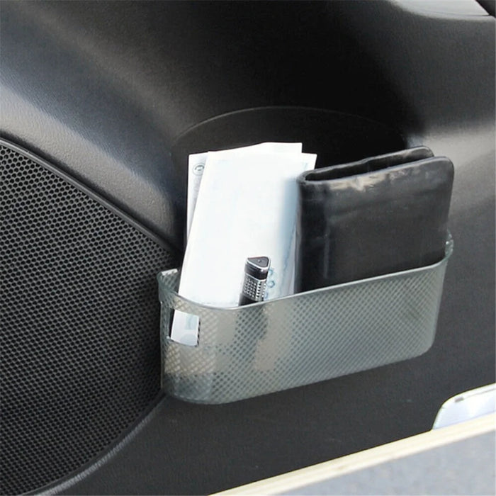 3R 2105 18x3x7cm Car Storage Box Silicone+ABS Phone Card Coin Organizer Case - 4