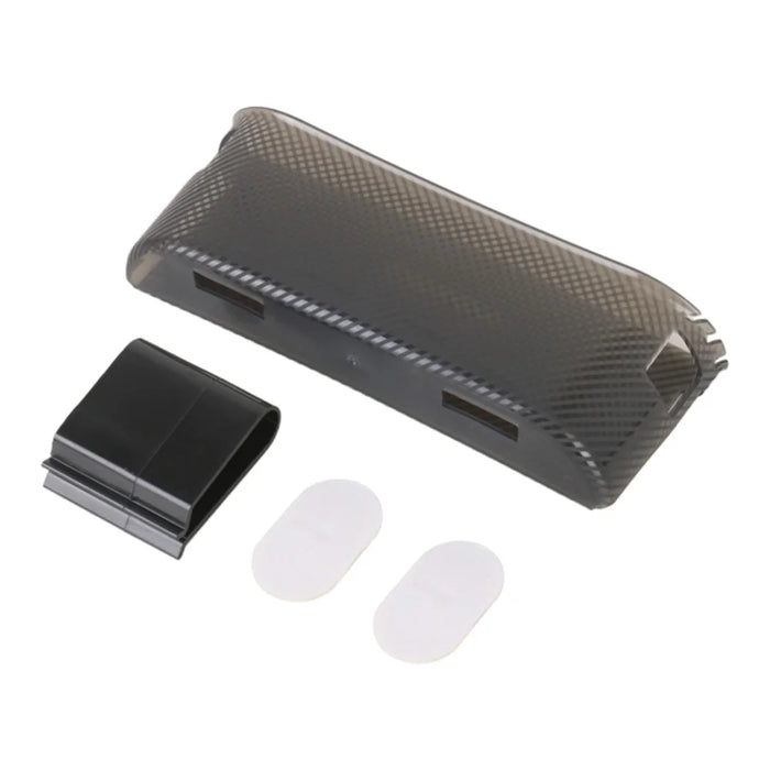 3R 2105 18x3x7cm Car Storage Box Silicone+ABS Phone Card Coin Organizer Case - 6