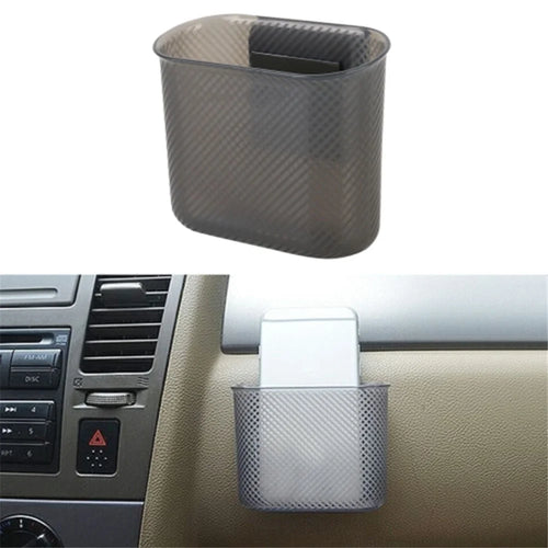 3R 2104 8.5x3.5x8.5cm Adhesive Storage Box Silicone+ABS Car Mounted Storage Case - 1