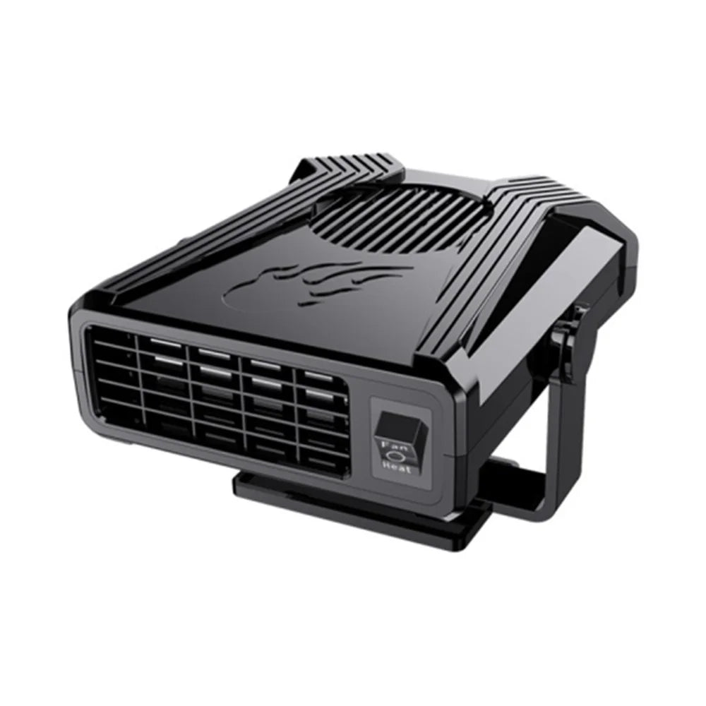 12V Mini Car Heating Fan Car Windshield Defrosting Defogging ABS Heater Vehicle Interior Heating Device - 1