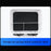 Car Armrest Storage Box ABS Tissue Case Organizer with Foldable Cup Holder - Blue+White - 7