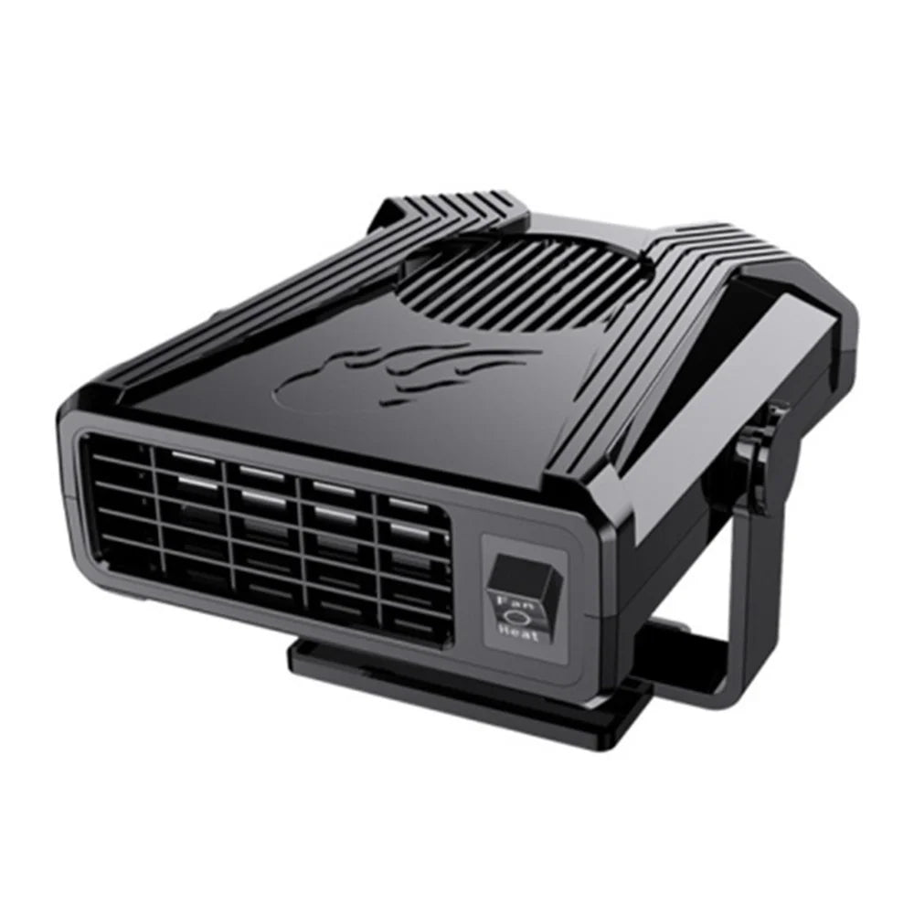 24V Mini Car Windshield Heater Defrosting Defogging ABS Heating Fan Vehicle Interior Heating Device - 1