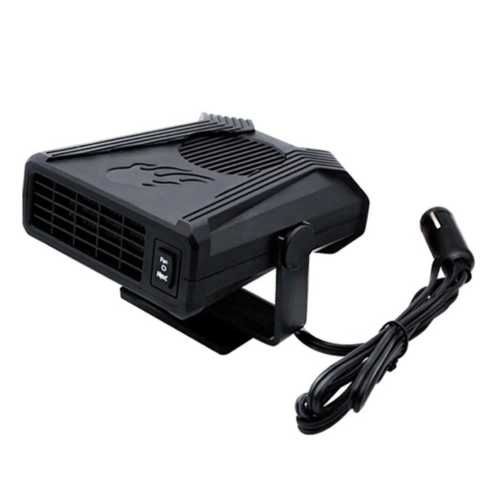 24V Mini Car Windshield Heater Defrosting Defogging ABS Heating Fan Vehicle Interior Heating Device - 2