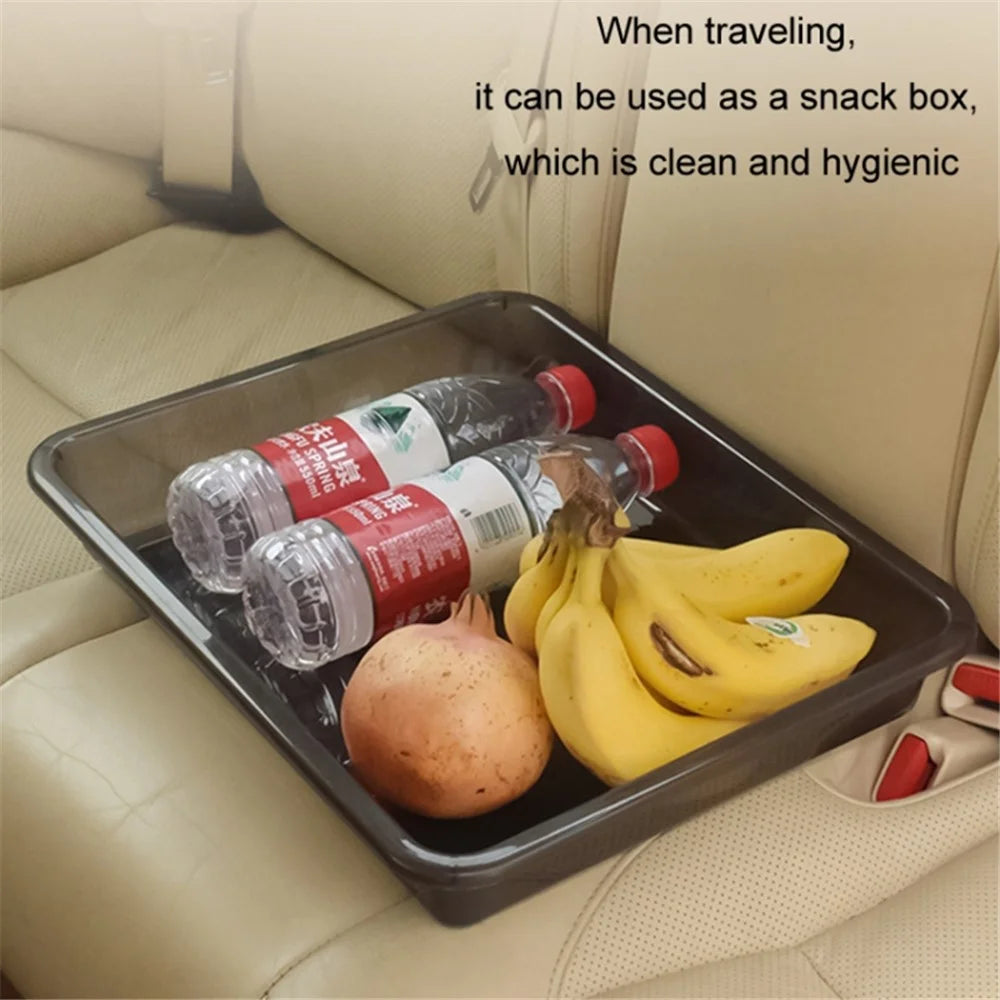 Size L Multifunctional Car Storage Tray Shoe Umbrella Holder Auto Trunk Organizer, 380x300x60mm - 2